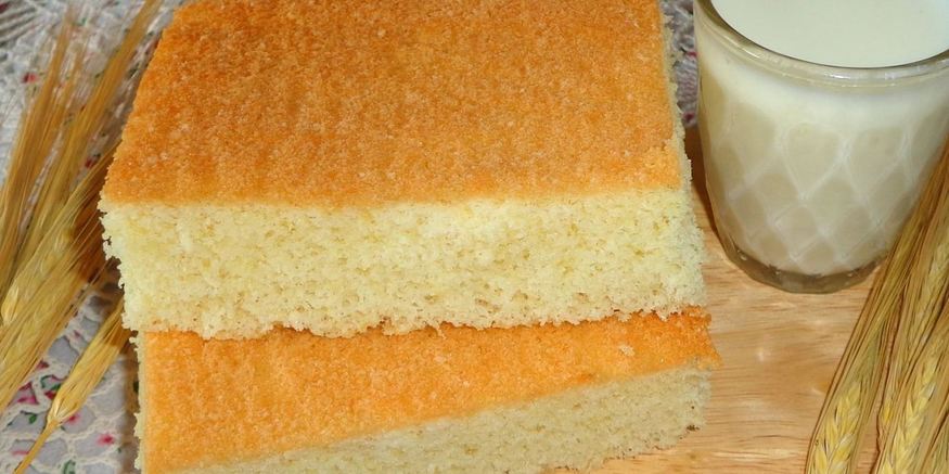 Рецепт молочного бисквита