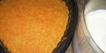 морковно-творожный торт