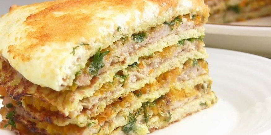 Рецепт простого капустного торта