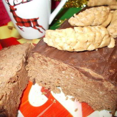 Рождественское полено Трюфель из каштанов