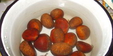 рождественское полено трюфель из каштанов