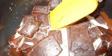 рождественское полено трюфель из каштанов