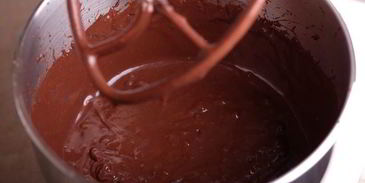 шоколадно-ягодный торт