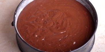 шоколадно-ягодный торт