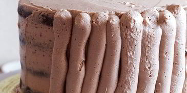 шоколадно-ягодный торт