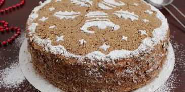 шоколадный медовик