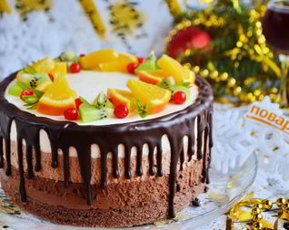 Торт 3 шоколада