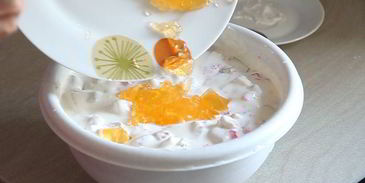 торт без выпечки конфетти