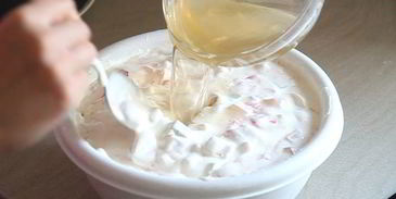 торт без выпечки конфетти