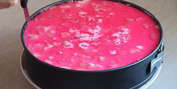 торт без выпечки конфетти