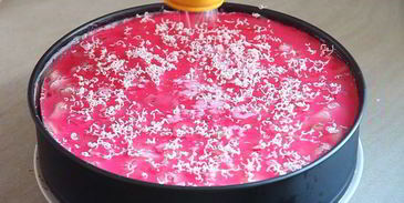 торт без выпечки конфетти