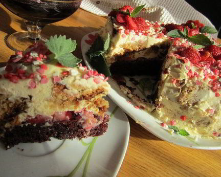 Торт Два бисквита