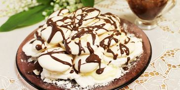 торт графские развалины с безе