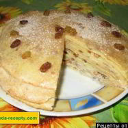 Рецепт Торта из готовых блинов без выпечки