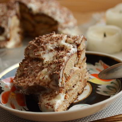 Торт из пряников без выпечки