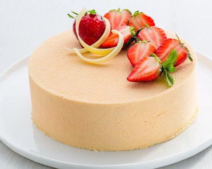 Торт Клубника-базилик-ваниль