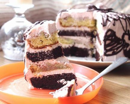 Торт Клюквенная авантюра