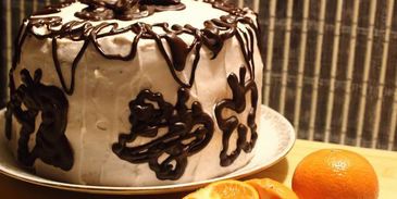 торт клюквенная авантюра