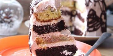 торт клюквенная авантюра