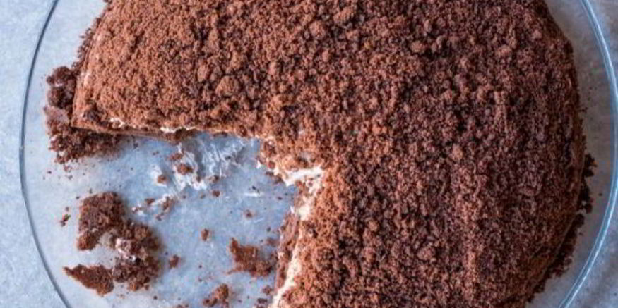 Рецепт торта норка крота с клубникой