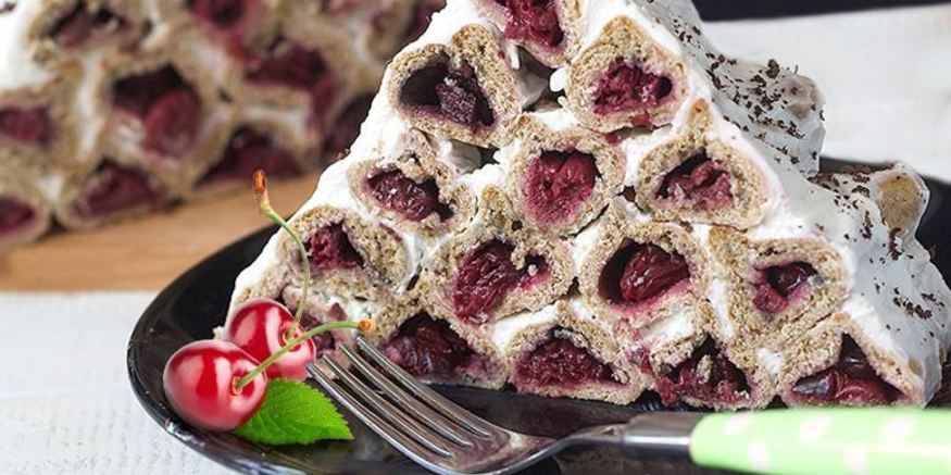 Рецепт торта поленница из заварного теста без яиц