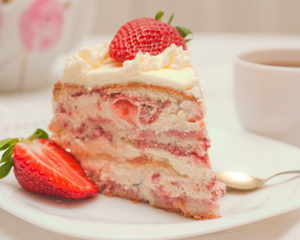 Торт с кремом из сливок