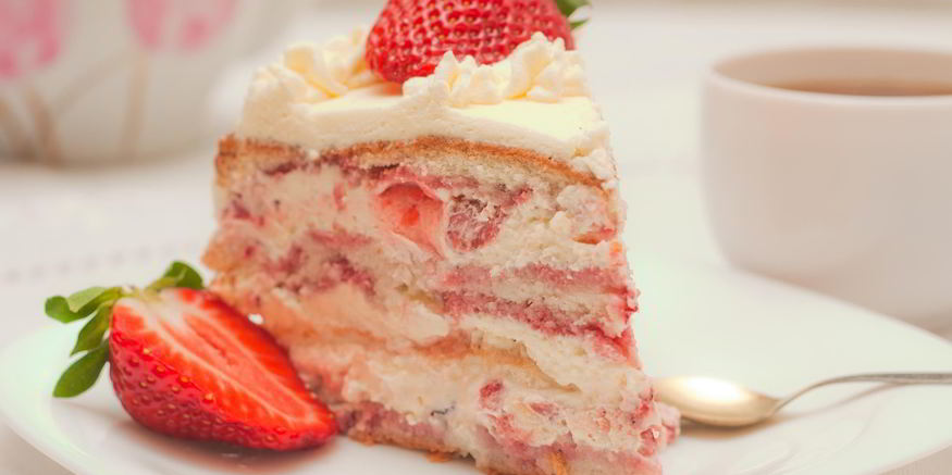 Рецепт торта с кремом из сливок