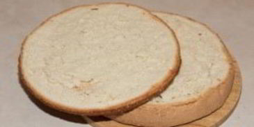 торт с кремом из сливок