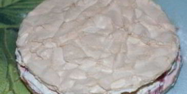 торт с кремом из сливок