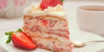 торт с кремом из сливок