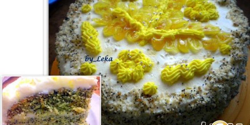 Рецепт торта с маком и лимоном флора