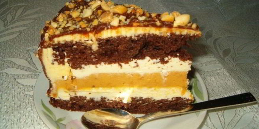 Рецепт торта сникерс без выпекания