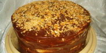 торт сникерс без выпекания