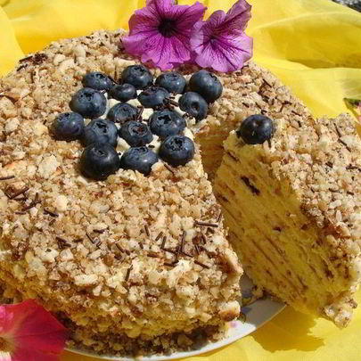 Торт Творожный на сковороде