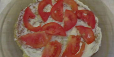 закусочный торт из кабачков