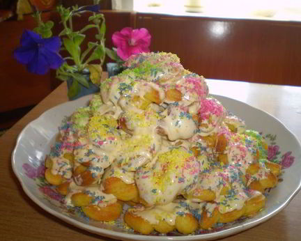 Заварной торт По спирали