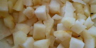 творожно-грушевый рулет