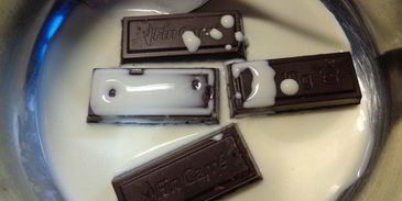 бельгийские вафли с шоколадом и орешками без вафельницы