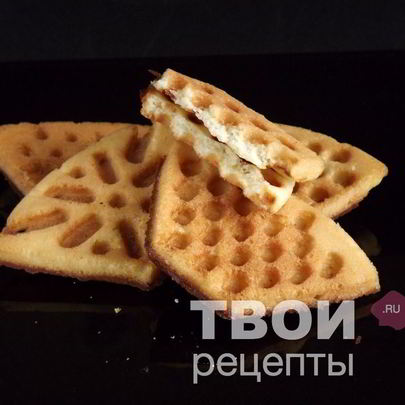 Бездрожжевые классические вафли