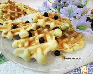 Йогуртовые вафли