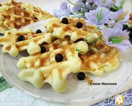 Йогуртовые вафли