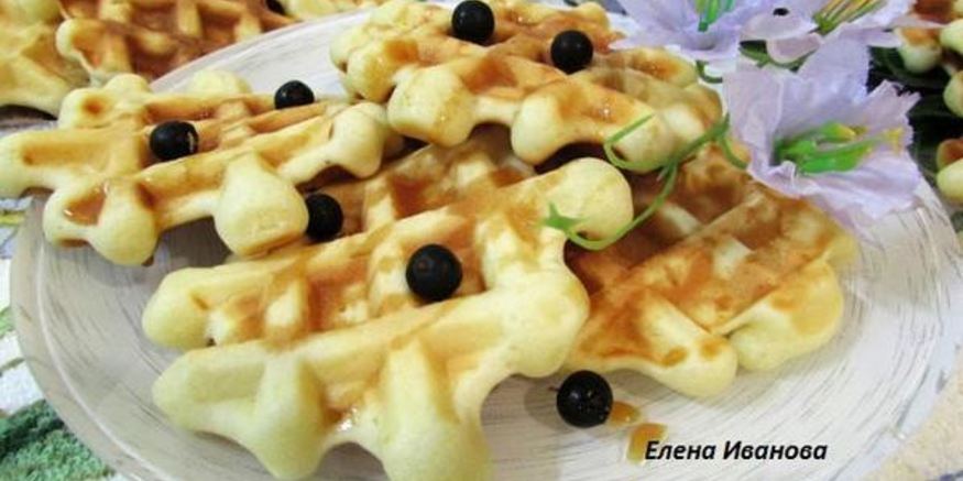Рецепт йогуртовых вафель