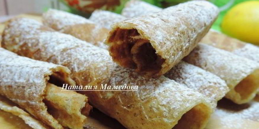 Рецепт хрустящих бананово-овсяные вафли