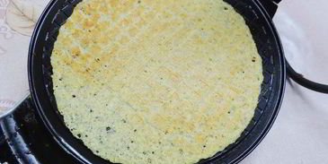 хрустящие бананово-овсяные вафли