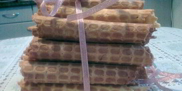 хрустящие вафельные трубочки