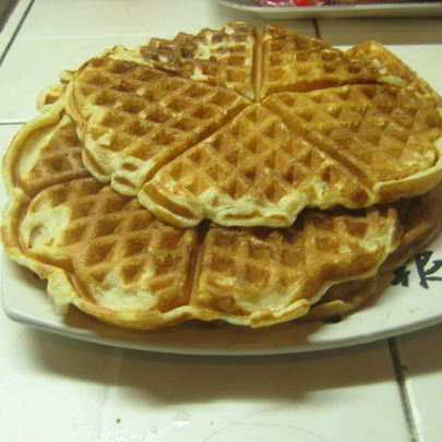 Мягкие несладкие вафли на кефире