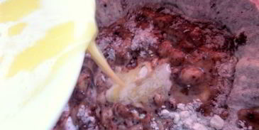 шоколадные вафли с кокосом