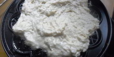 сметанные вафли с сыром