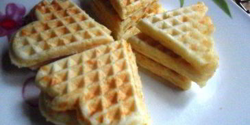 сметанные вафли с сыром