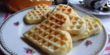 сметанные вафли с сыром